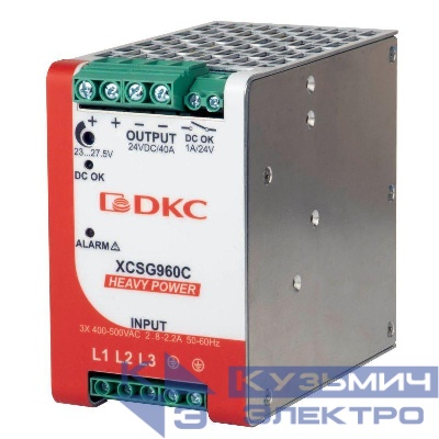 Источник питания HEAVY POWER 3ф 960Вт 13.3А 72В с ORing диодом DKC XCSG960G