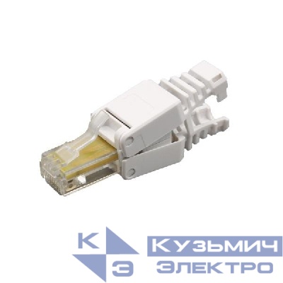 Коннектор RJ45 (8P8C) U/UTP кат.5E без инструментальный SUPRLAN 10-0218
