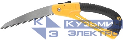 Ножовка садовая складная мелкий каленый зуб 3D заточка 180мм FIT 40590