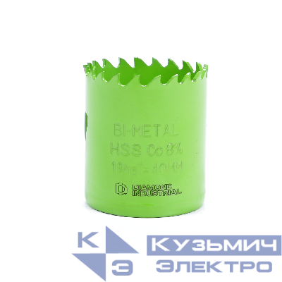 Diamond Industrial Коронка биметаллическая проф. 40 мм BIM HSS-Co 8% Diamond Industrial 0
