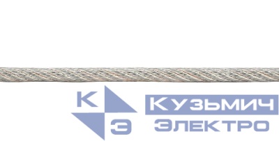 Трос в ПВХ изоляции d2.0-3.0мм стальной (уп.20м) Tech-Krep/Zitar 127853