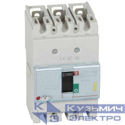 Выключатель авт. 3п 40А DPX3 160 16кА Leg 420002