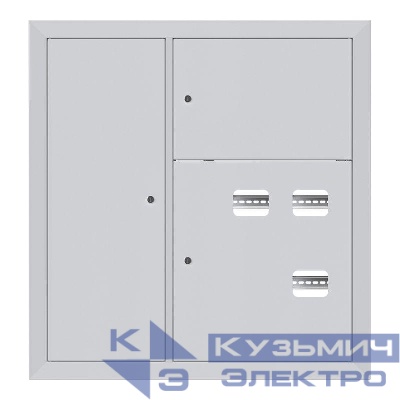 Щит этажный 3кв. слаботочка слева (1000х950х160) Basic EKF mb28-v-3z