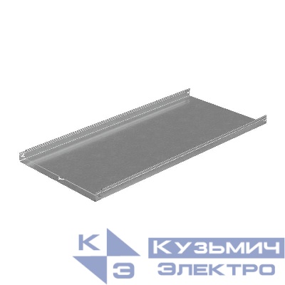 Лоток листовой неперфорированный 600х50 L3000 сталь 1.2мм "БЫСТРЫЙ МОНТАЖ ПЛЮС" LNplus50-600-1.2-3000 оцинк. КМ PL0327