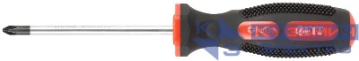 Отвертка "Универсал" CrV сталь прорезинен. ручка Профи 6х100мм РН2 FIT 55114