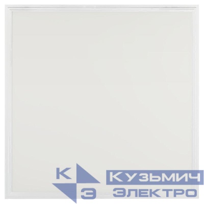Светильник светодиодный SPL-510-W-40K-040 40Вт 4000К IP40 3420лм 595х595х8 без драйвера панель бел. ЭРА Б0048927