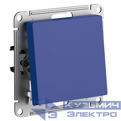Выключатель 1-кл. AtlasDesign (сх. 1) 10AX механизм аквамарин SE ATN001111