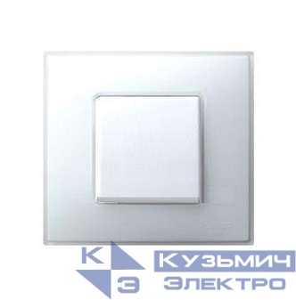 Рамка 1-м 2мод. Simon27 Neos матов. бел. Simon 27771-60