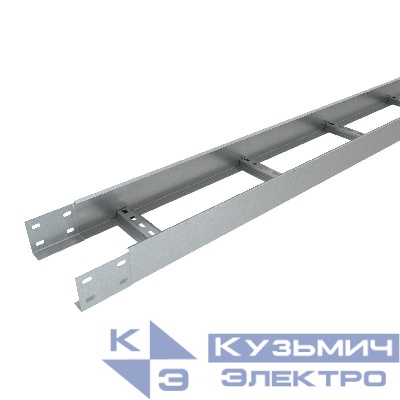 Лоток лестничный 500х80 L3000 сталь 1.2мм "БЫСТРЫЙ МОНТАЖ" LLS80-500-1.2-3000 КМ LO6891