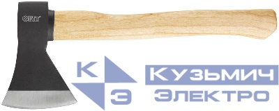 Топор 800г деревянная полированная ручка; кованая усилен. сталь FIT 46138