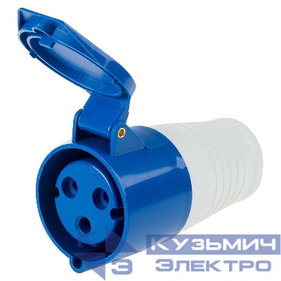 Розетка 223 переносная 2P+PE 32А 220В IP44 Rexant 11-8921