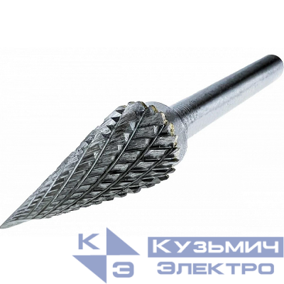 Diamond Industrial Борфреза твердосплавная тип M 12х25 мм S=6 мм коническая заостренная Diamond Industrial