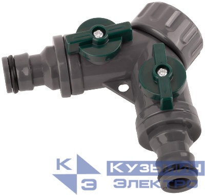 Распределитель 2-х канальный пластиковый FIT 77425