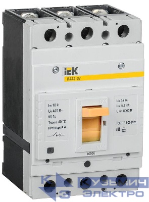 Выключатель автоматический 3п 250А 35кА ВА44-37 IEK SVA4410-3-0250-35
