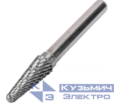 Diamond Industrial Борфреза твердосплавная тип L 10х25 мм S=6 мм коническая закругленная Diamond Industrial 0