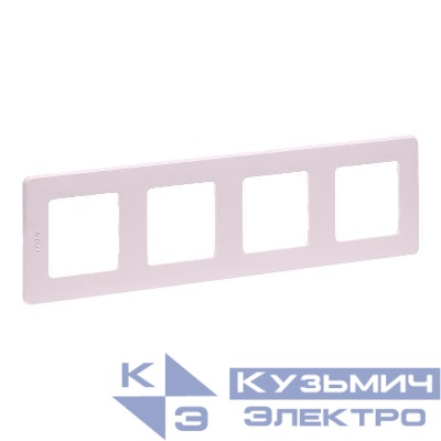 Рамка 4-м Inspiria роз. IEK 673964