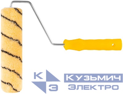 Валик полиакриловый с черной полоской диам. 40/61мм ворс 10.4мм 230мм беж. FIT 01854