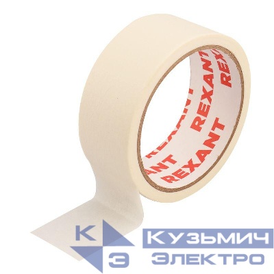 Лента малярная 38мм (рул.20м) крепп REXANT 09-4432