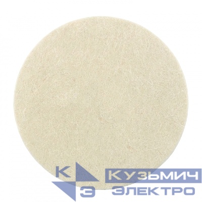 Diamond Industrial Круг полировальный 125х6 мм войлок натуральный на липучке Diamond Industrial