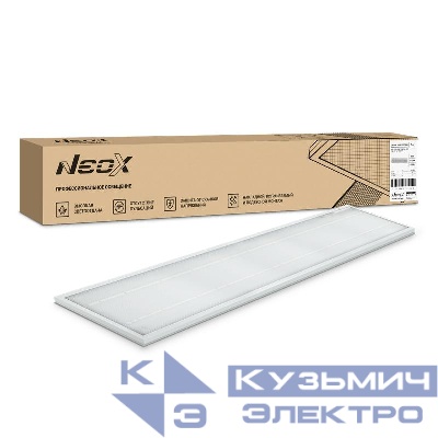 Светильник светодиодный ДВО-01 4565-ПРИЗМА 45Вт 6500К 180х1195х19 универс. панель NEOX 4690612052991