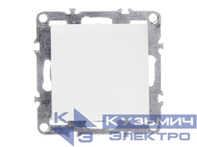 Выключатель одноклавишный, встраиваемый в рамку, 10A, пластик, IP20, цвет белый NETKO Optima Electric