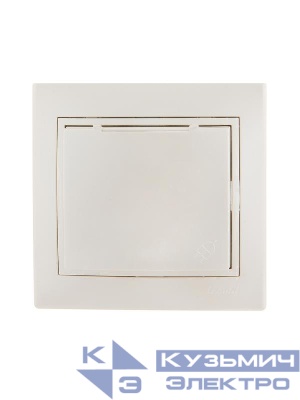 Розетка 1-м СП Mira 16А IP20 с заземл. с защ. крышкой со вставкой керамика жемчуж./бел. перламутр. LEZARD 701-3030-123