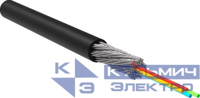 Кабель оптический ОКМБ-02нг(А)-HF-8А-2.5 500 ITK FOC0902-U-IO08-FL-HF-0500