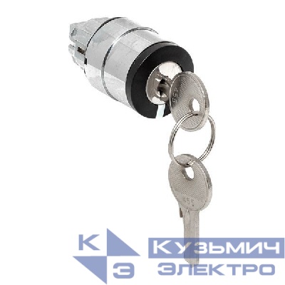 Механизм переключателя исполнительный XB4 IP65 на 3 положения с замком возвратный без фиксации EKF XB4BG3-65