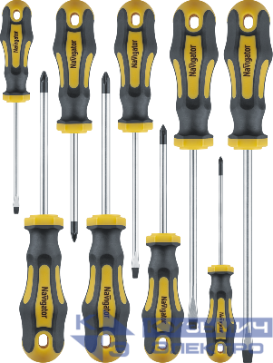 Набор отверток NHT-Ot02-H9 (9шт) Navigator 95269