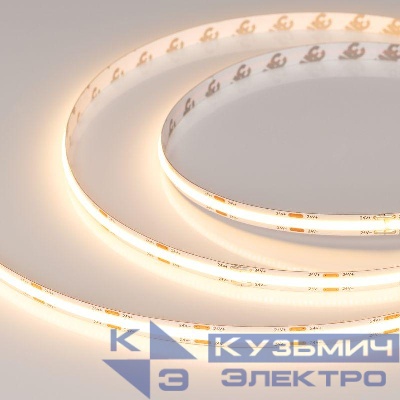 Лента светодиодная COB-NANO-X544-8mm 24V Warm 2700К 11.5Вт/м IP65 CSP герметичная (уп.5м) Arlight 031903(2)