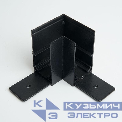 Соединитель угловой для низковольтного накладного шинопровода черн. LD2001 FERON 41977