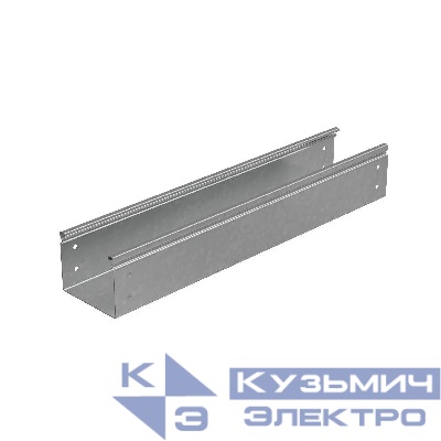 Лоток листовой неперфорированный 100х80 L3000 сталь 0.8мм "СТАНДАРТ ПЛЮС" LNEplus80-100-0.8-3000 INOX304 КМ PL5333