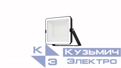Прожектор светодиодный СДО FL ECO 50W 740 G4 уличный матов. стекло алюм. черн. LEDVANCE 4099854400117