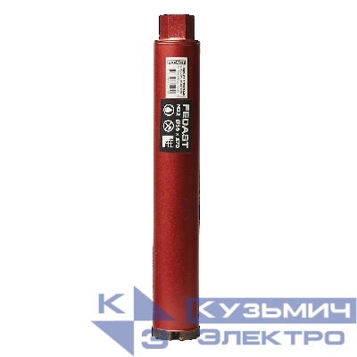 Коронка алмазная для мокрого сверления 56х370 мм, M22 FEDAST