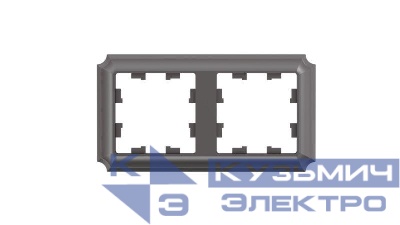 Рамка 2-м AtlasDesign Antique универс. мокко SE ATN100602