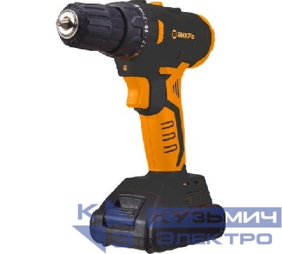 Дрель-шуруповерт аккумуляторная ДА-18Л-2К/Б (2.0 А/ч) (бесщеточный двигатель) Вихрь 72/14/22