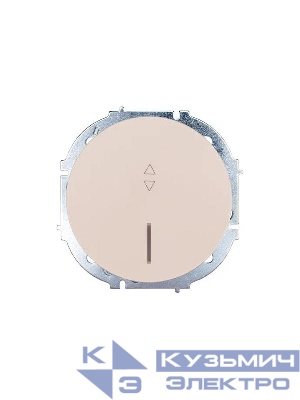 Выключатель проходной 1-кл. СП OSEN 10А IP20 с подсветкой механизм сл. кость LEZARD 743-9088-114