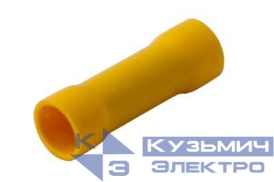 Гильза соединительная изолированная VB 5.5 4-6кв.мм желт. (уп.100шт) Rexant 08-0731