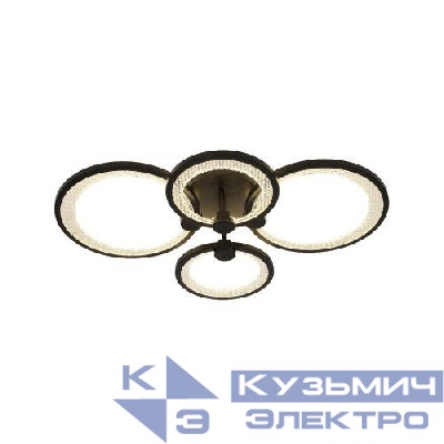 Светильник светодиодный Odry CLL-1-78-RC BK 78Вт 3000К-6000К 605х435х135 с пультом ДУ черн. Эра Б0069751