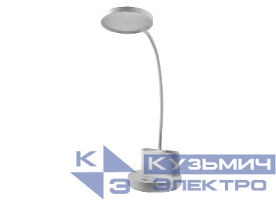 Светильник светодиодный настольный UF-818 C01 6Вт 6000К аккум. 3 ур. яркости) бел. Ultraflash 15162