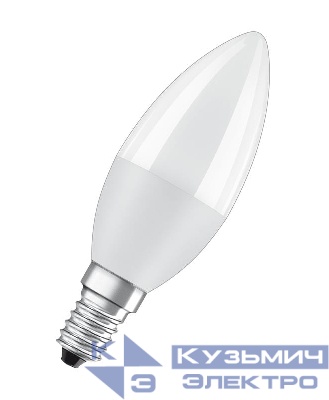 Лампа светодиодная LED Value LVCLB60 7SW/840 7Вт свеча матовая E14 230В 10х1 RU OSRAM 4058075578944