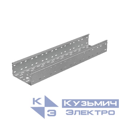 Лоток листовой перфорированный 200х100 L3000 сталь 0.7мм "СТАНДАРТ ПЛЮС" LPEplus100-200-0.7-3000 INOX304 КМ PL5178