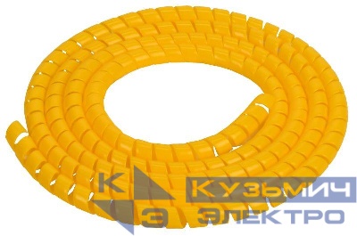 Спираль монтажная СП-12 желт. (уп.2м) IEK USWB1-12-02-K05