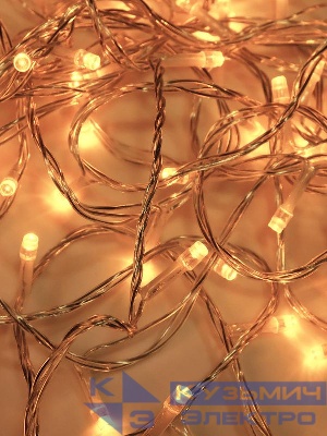 Гирлянда "Нить" 12м LD120-WW-E 120 тепл. бел. светодиодов соединяемая до 20шт уличная SHLights 4690601040503