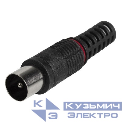 Разъем штекер TV без пайки черн. PROCONNECT 05-2042-2