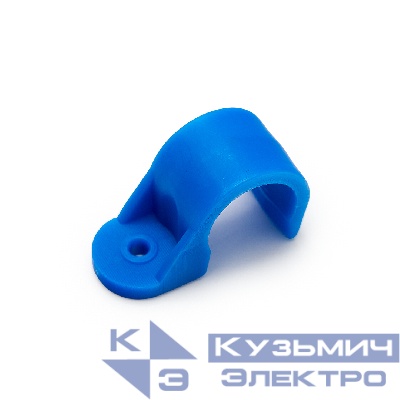 Крепеж-скоба односторонняя 16 мм (синяя, 200 шт/уп) FEDAST