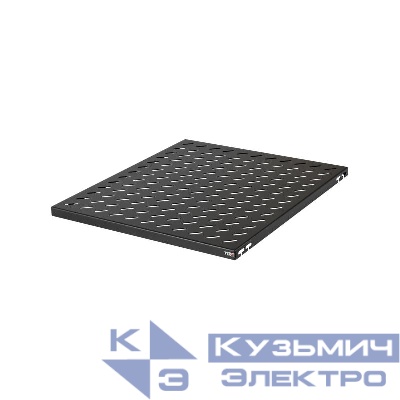 Полка стационарная 482х550мм для шкафа Г=800мм крепеж в компл. черн. NIKOMAX TLK-SHFS-2-550-BK