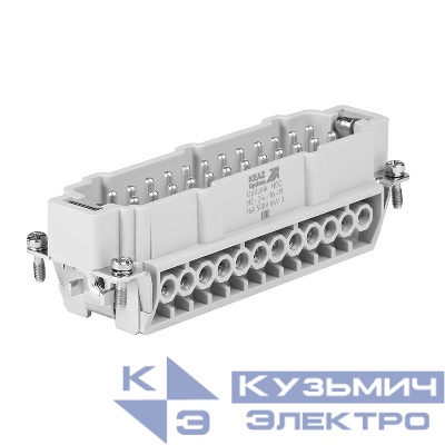 Вилка OptiLink HDC-HE-24-16-M-(0.75-2.5) 500В КЭАЗ 352264
