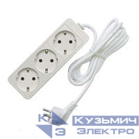 Удлинитель 3х7м с заземл. 10А IP20 2.2кВт ПВС Союз 481S-9307