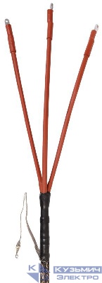 Комплект муфты концевой КВтп-10 3х150/240 без наконечн.; пайка; бумаж. изол. IEK UZM-BIK10-VN3-150240XP